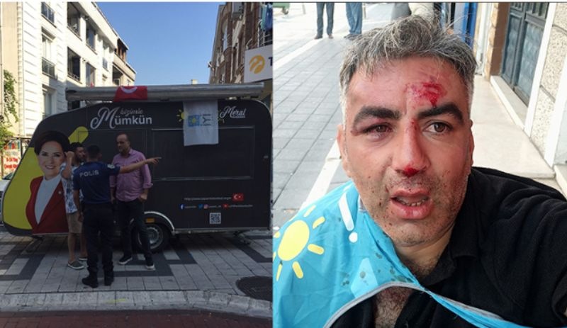 MHP'liler, Esenyurt'ta İYİ Partililere saldırdı