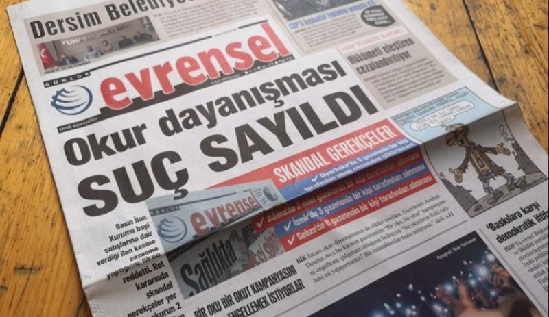 Basın İlan Kurumu, Evrensel Gazetesi'nin reklam yayımlama hakkını iptal etti