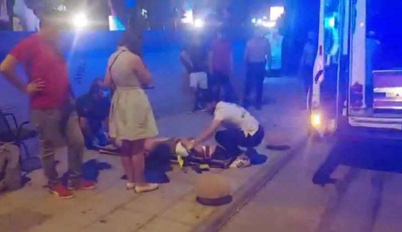 İstanbul'da gece kulübünde yüksekten düştüğü iddia edilen kadın ağır yaralandı