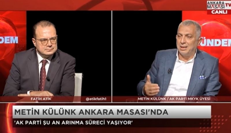 AKP'li Metin Külünk: Yolsuzluk iddiaları fırsat, AKP bu arınmayı yapmak zorunda