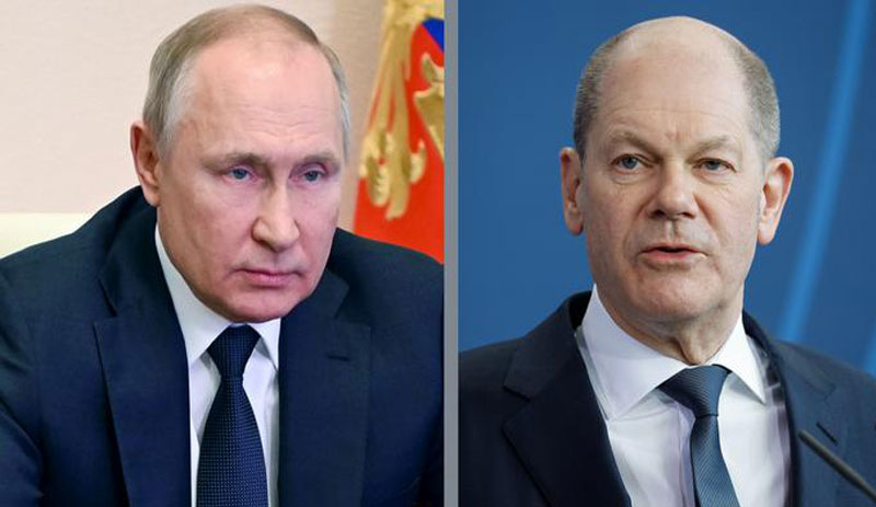 Scholz'dan Putin'e: Rusya, Ukrayna'dan tamen çekilip diplomatik çözüm sağlamalı