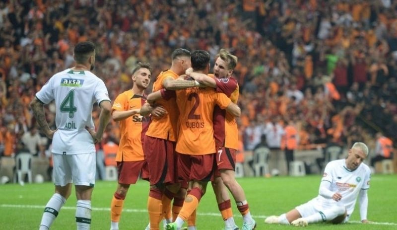 Galatasaray, Konyaspor'u yendi; liderliğe yükseldi