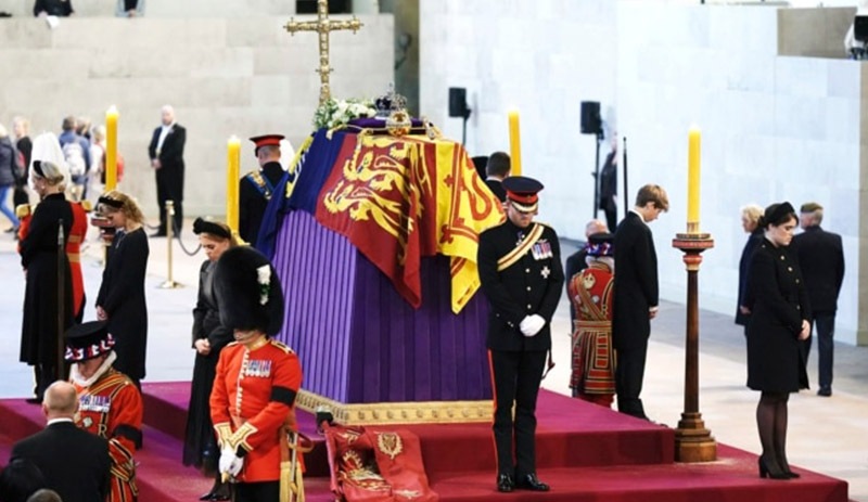 Kraliçe II. Elizabeth'in cenaze töreni için liderler Londra'da bir araya geldi