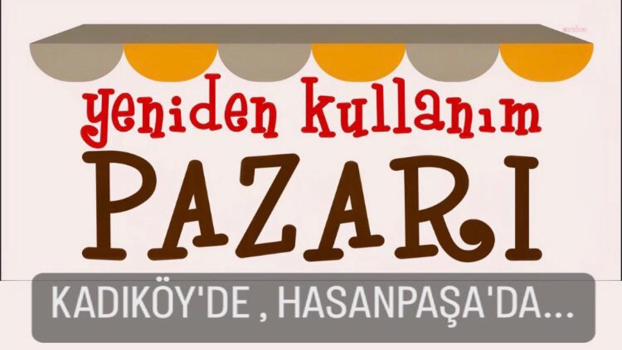 Kadıköy'de yeniden kullanım pazarı