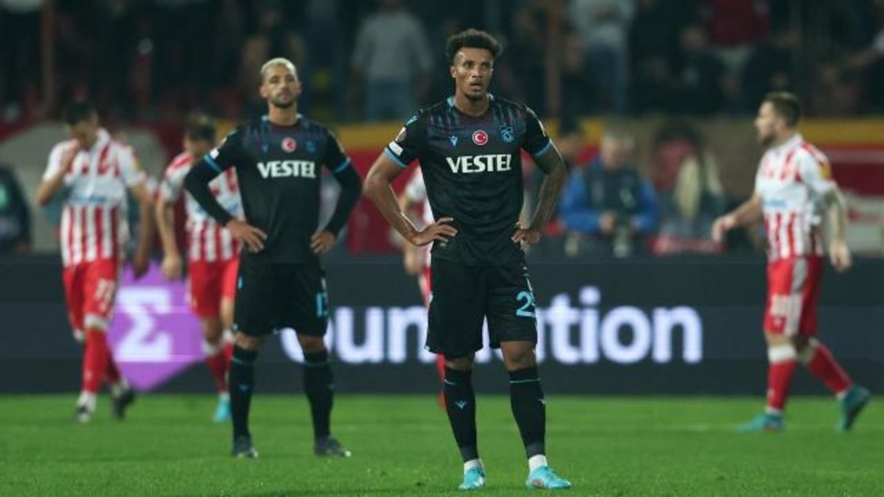 Trabzonspor, Sırbistan'da 2-1 mağlup oldu