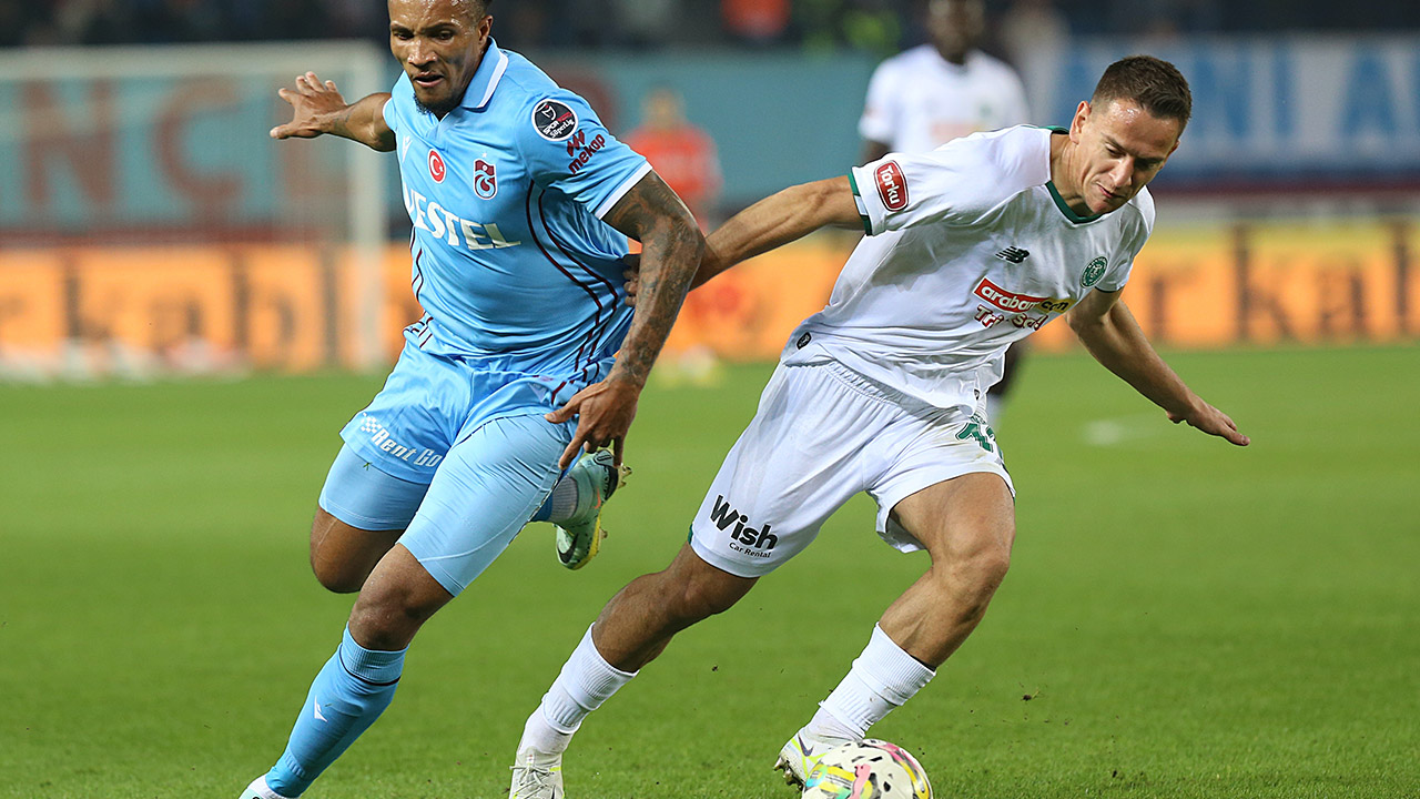 Trabzonspor, Konyaspor'u beraberlikle uğurladı