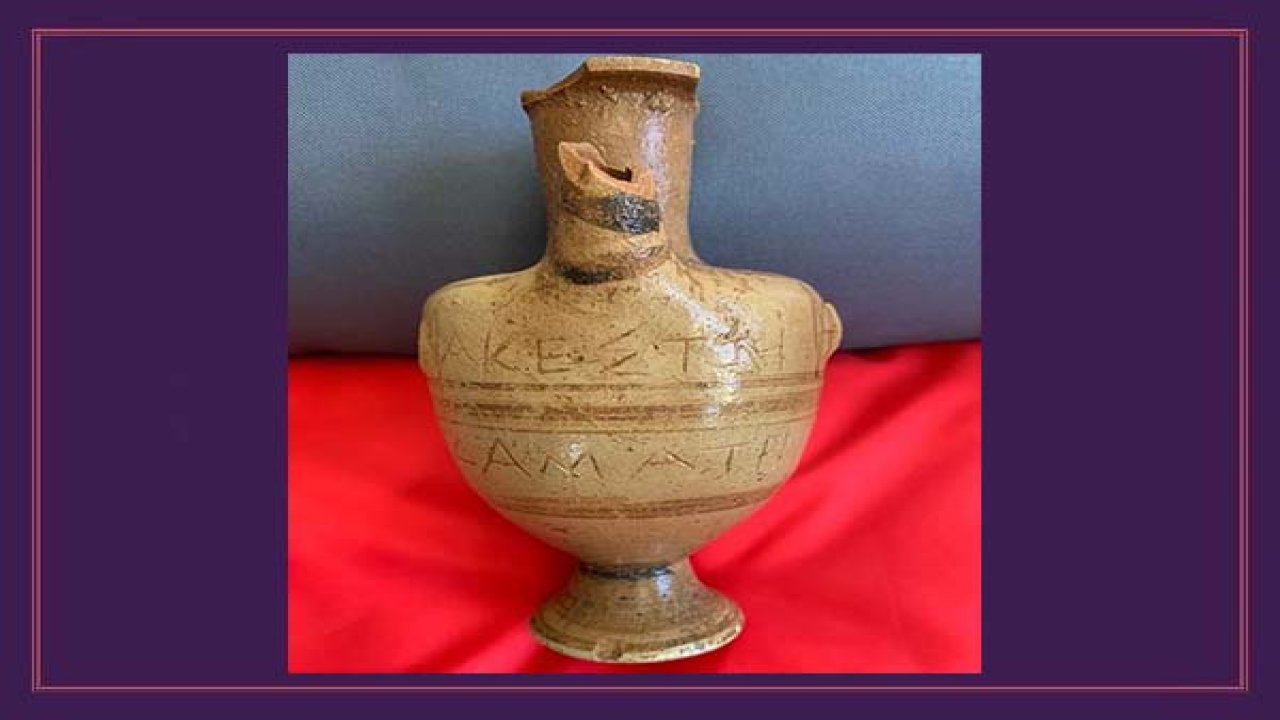 Phalasarna Akropolü’nde Dor lehçesi ile Tanrıça Demeter’in adının yazıldığı vazo bulundu