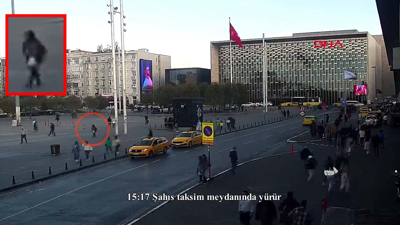 İstiklal saldırısında dakika dakika kamera görüntüleri