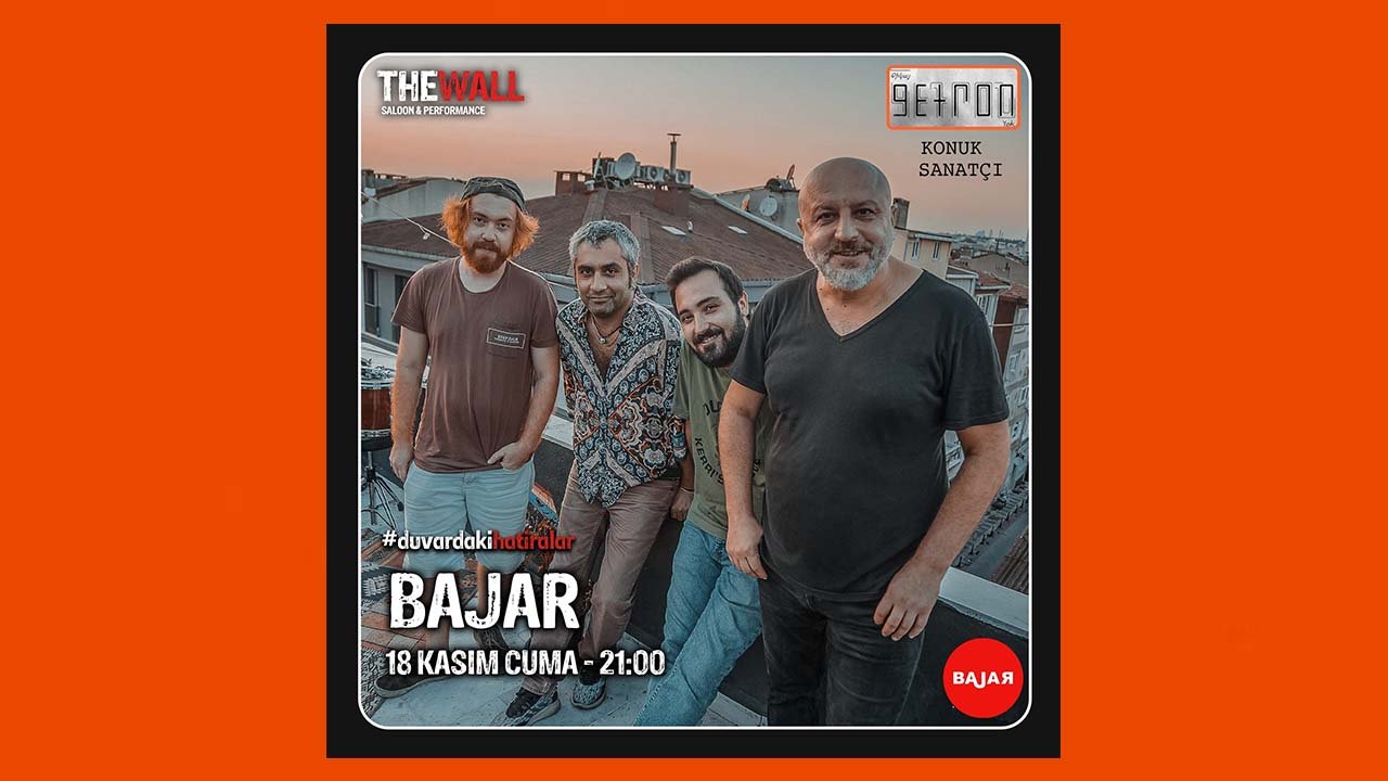 Kürtçe-Türkçe protest folk rock grubu Bajar, The Wall Performance Sahnesi'nde