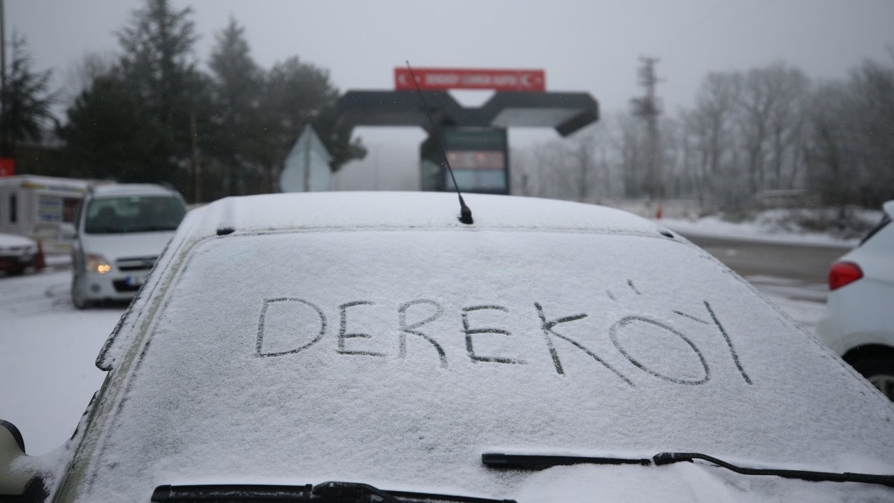 Trakya'da kar yağdı