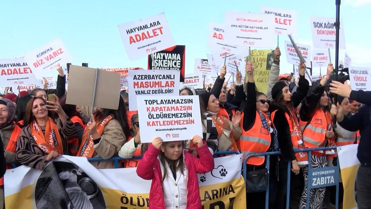 Hayvan hakkı savunucularından miting: Türkiye 'Hayırsız Ada' olmasın