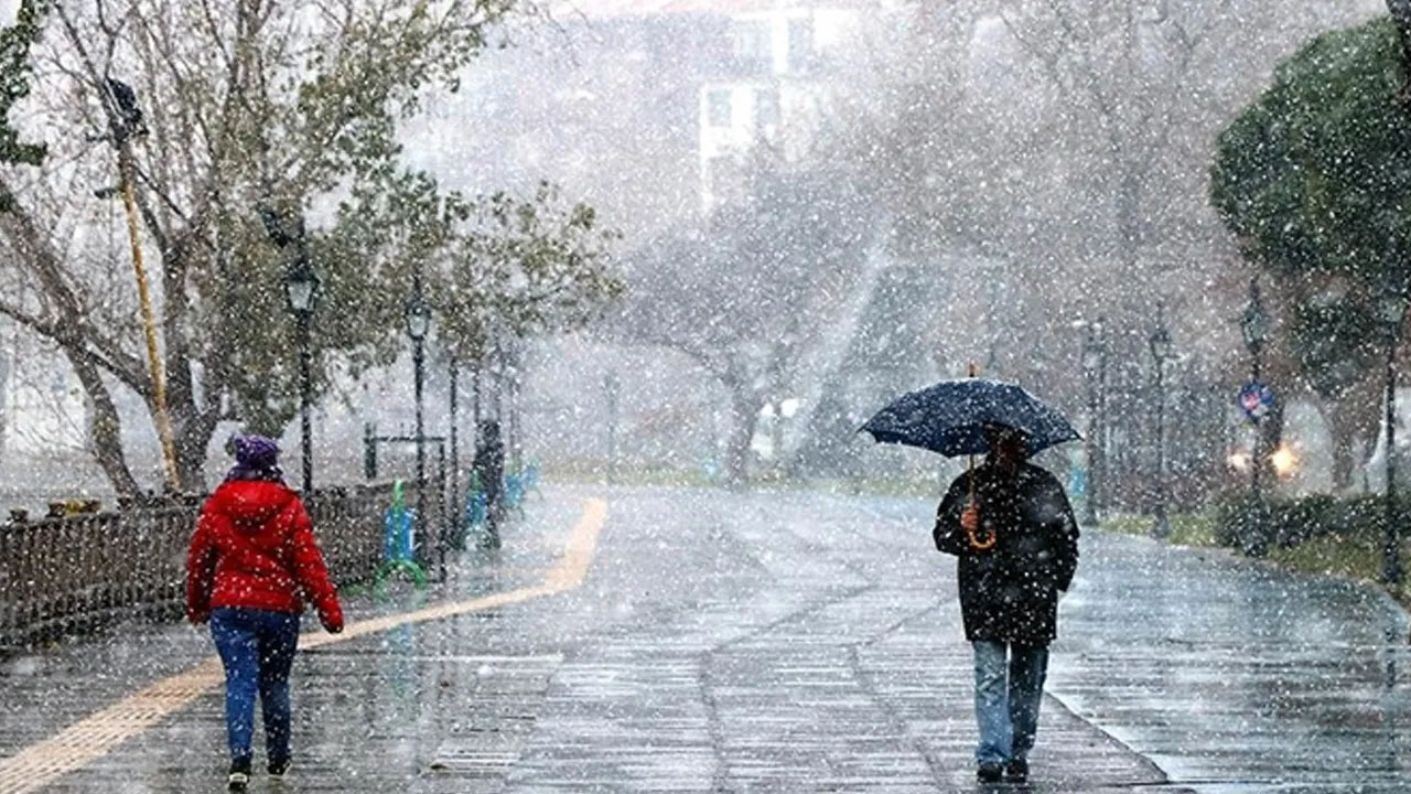 14 Ocak hava durumu: Meteoroloji'den sağanak yağış, kar ve fırtına uyarısı