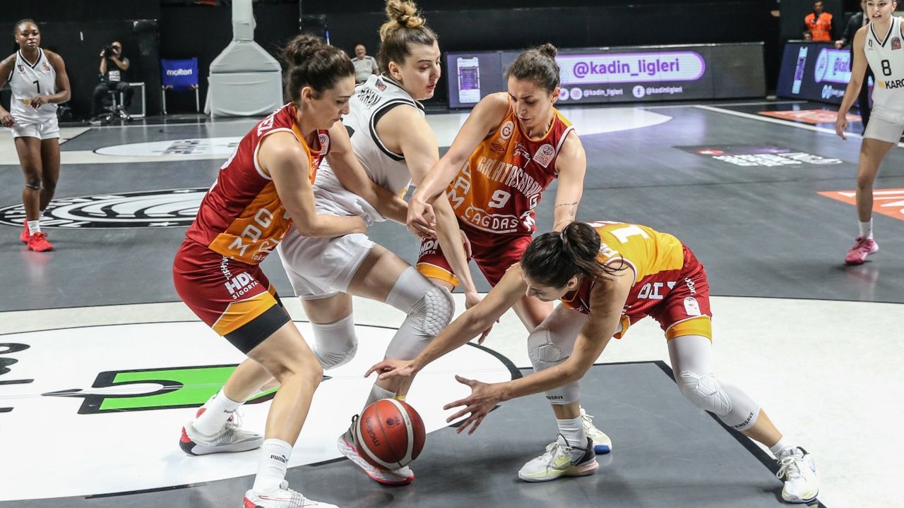 Kadınlar Basketbol Süper Ligi'ndeki derbiyi Galatasaray kazandı