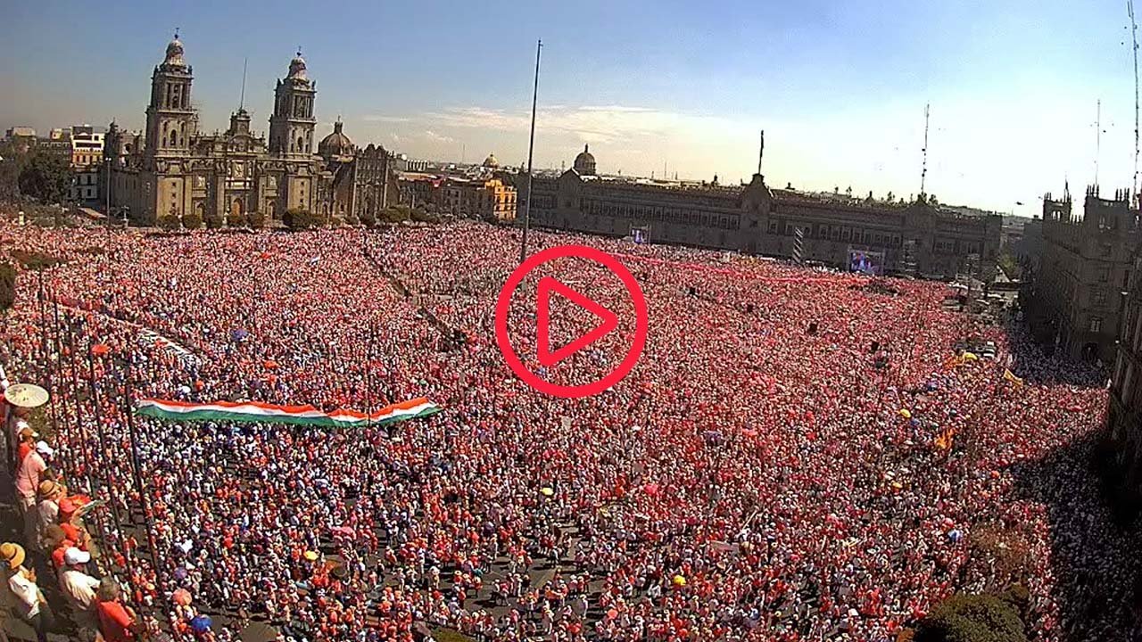 Meksika'da on binler seçim kurulunda değişiklik öngören yasayı protesto etti