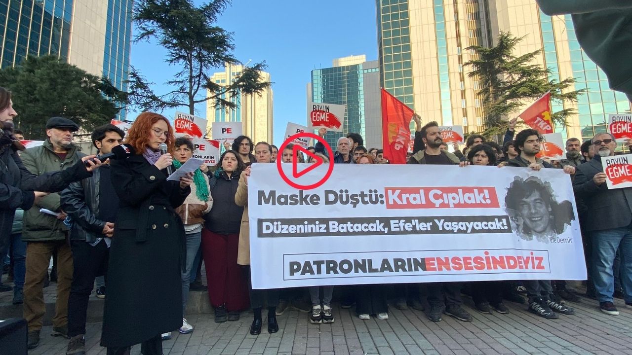 Efe Demir için Yapı Kredi önünde eylem: Düzeniniz batacak