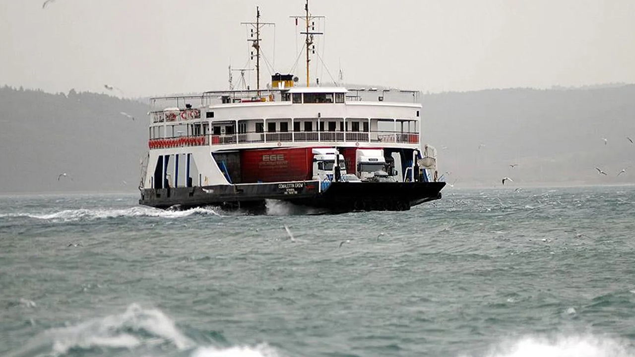 Bodrum - Datça feribot seferlerine fırtına engeli