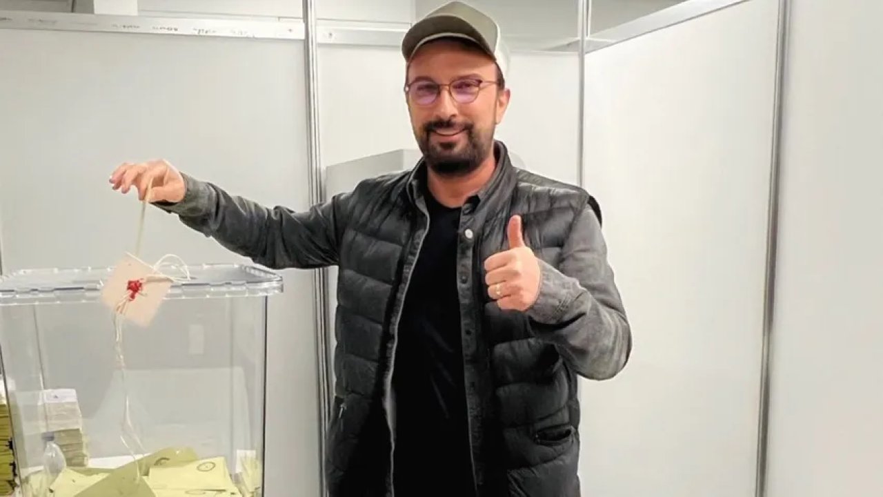 Tarkan seçimlerin ikinci turu için oy kullandı