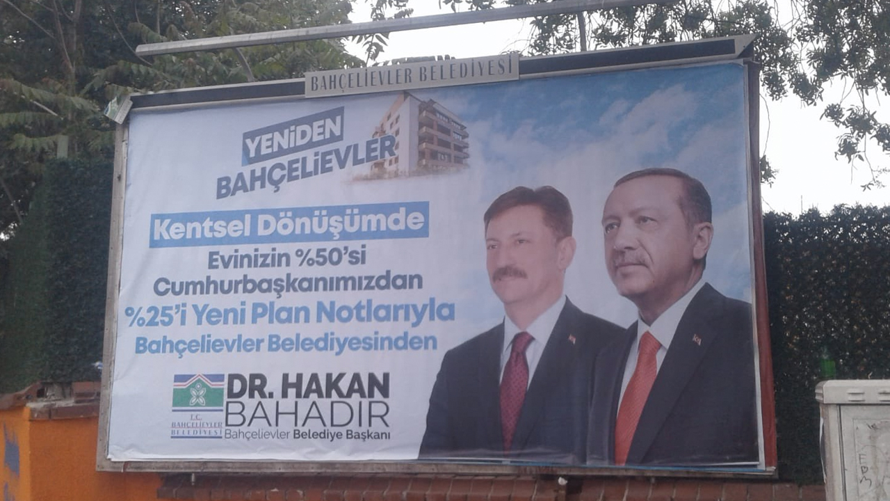 Kaftancıoğlu: Bahçelievler Belediyesi yasaya rağmen seçim günü Erdoğan afişini kaldırmadı
