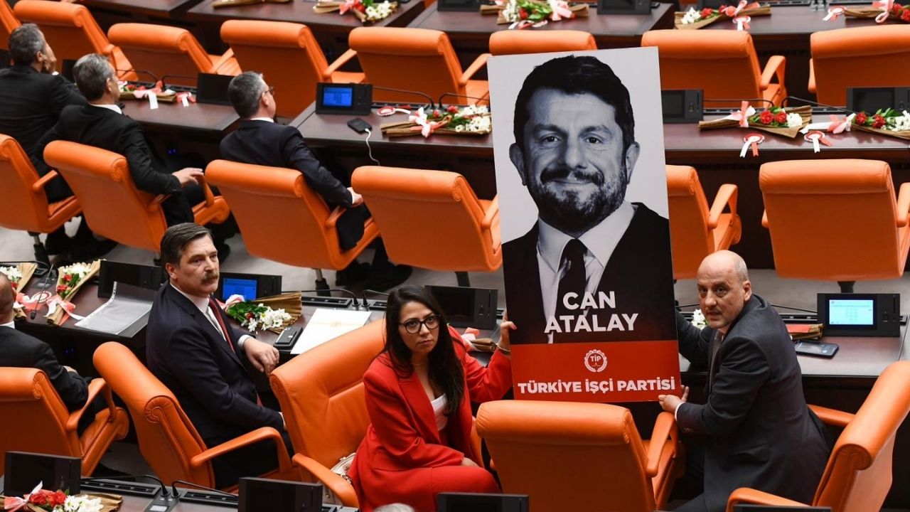 Gezi Davası tutuklusu milletvekili Can Atalay'ın ismi Meclis'te anons edildi