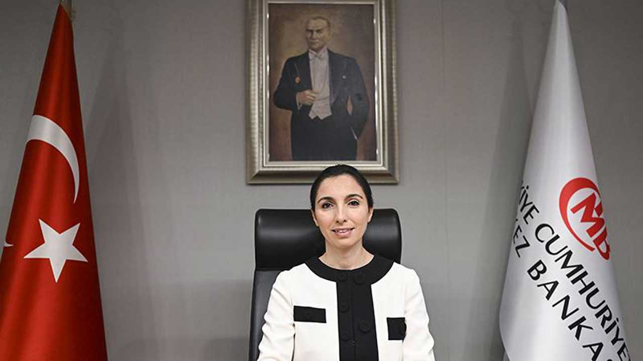 Merkez Bankası Başkanı Hafize Gaye Erkan'ın makam odasından ilk fotoğraf