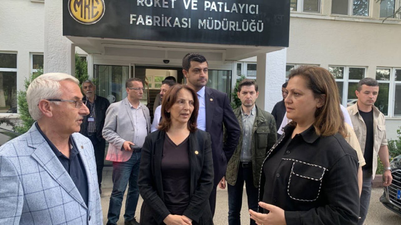 CHP Grup Başkanvekili Köksal MKE fabrikasını ziyaret etti: