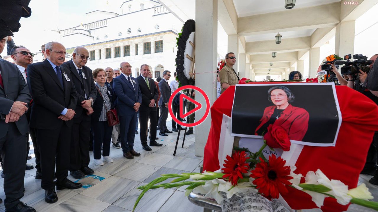 CHP Genel Başkanı Kemal Kılıçdaroğlu Suna Kan'ın cenaze törenine katıldı