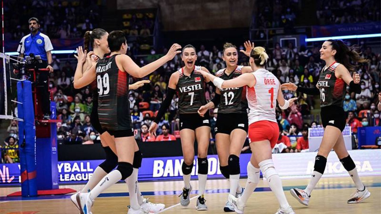 A Milli Kadın Voleybol Takımı, Tayland'ı 3-0 yendi