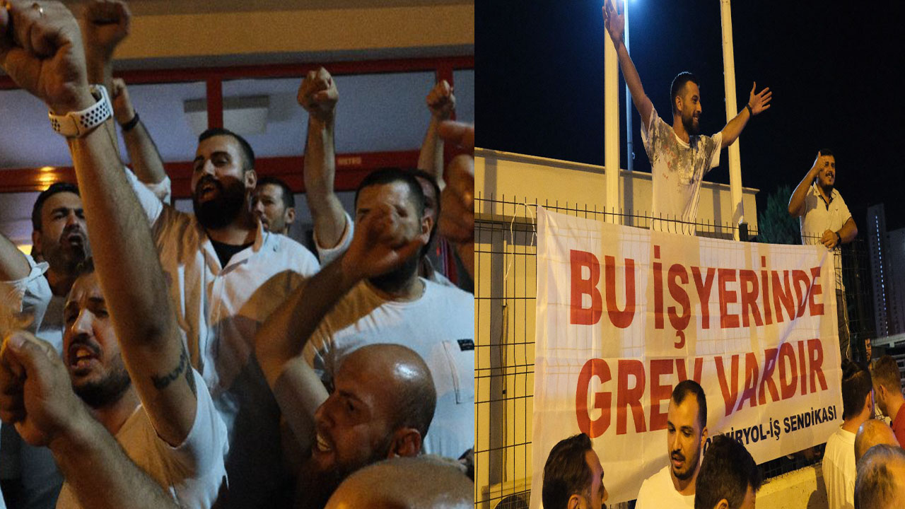 İzmir'de metro ve tramvay işçileri greve başladı: 'Bizler hakkımızı istiyoruz'