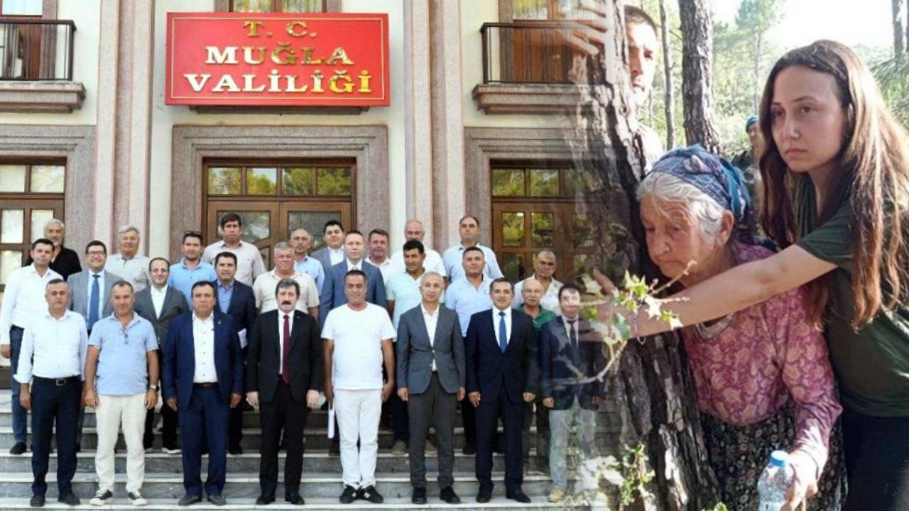 Milas muhtarları Akbelen direnişini Muğla Valisi'ne şikayet etti