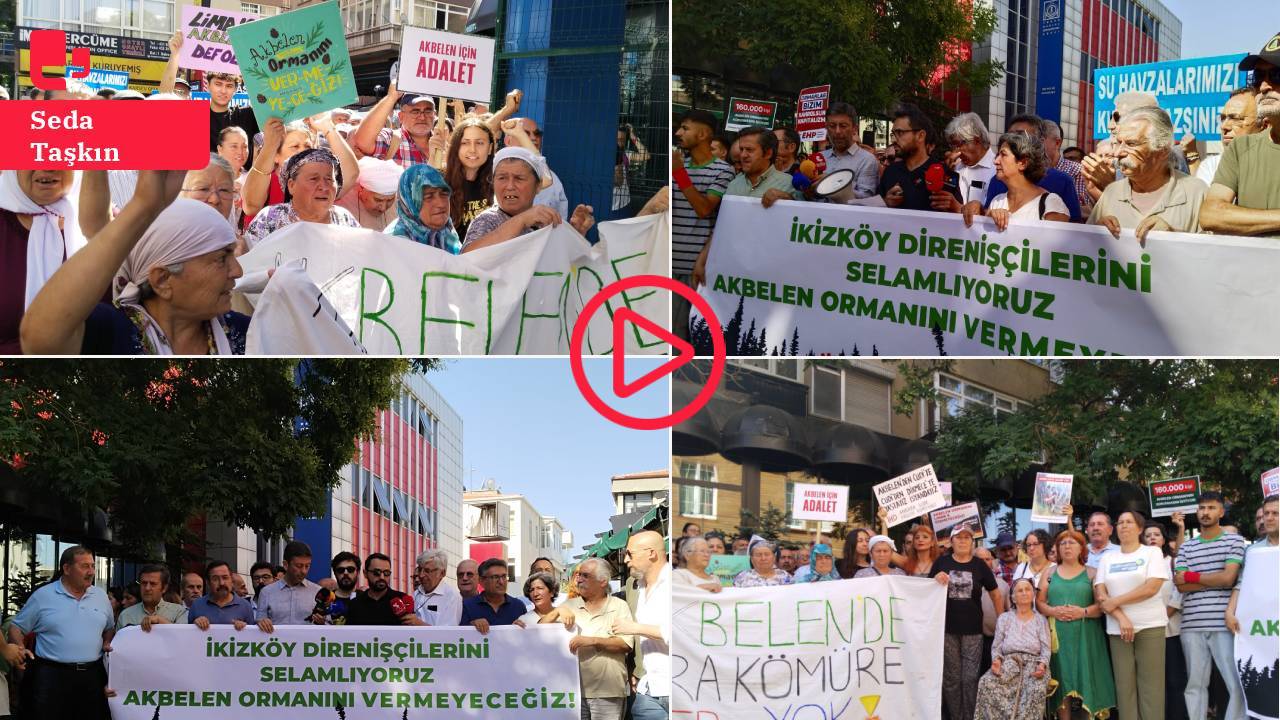 Akbelen için direnen İkizköylüler Ankara'da: İnsana ve doğaya zarar veren tüm projeleri iptal edin!