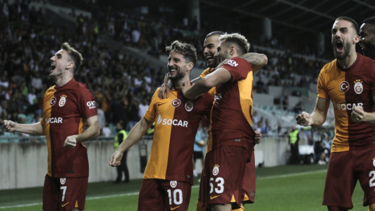 Galatasaray'dan 3 gollü galibiyet