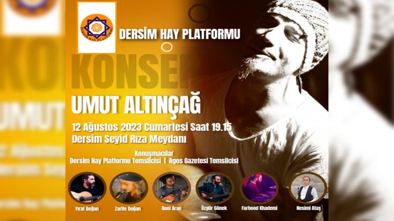 Dersim Hay Platformu'ndan konser yasağına tepki