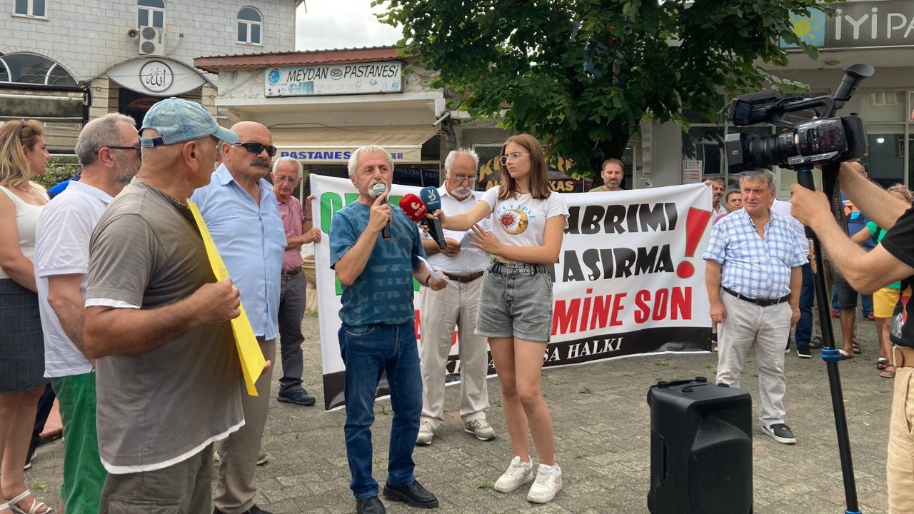 Artvin Kemalpaşa'da ağaç katliamı protesto edildi: 'Sessiz kalmayacağız, ormanlarımızı savunacağız'