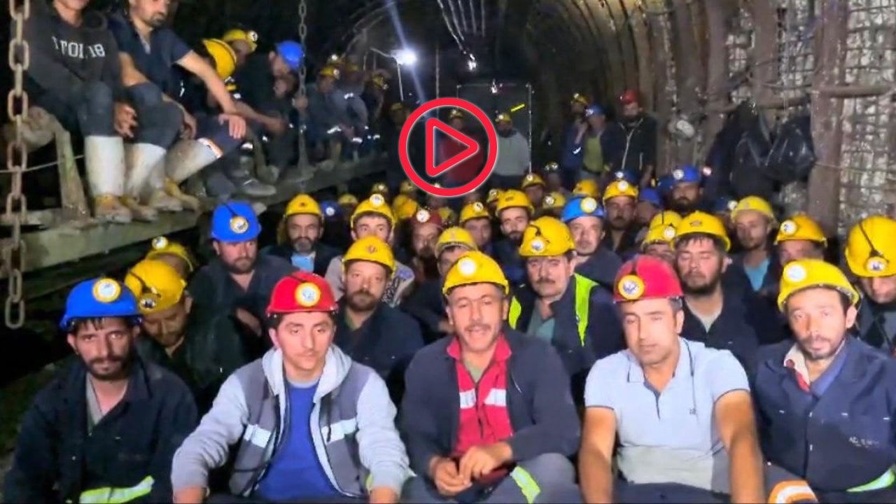 Açlık grevindeki maden işçileri yer altından seslendi: Hakkımızı alana kadar eyleme devam edeceğiz
