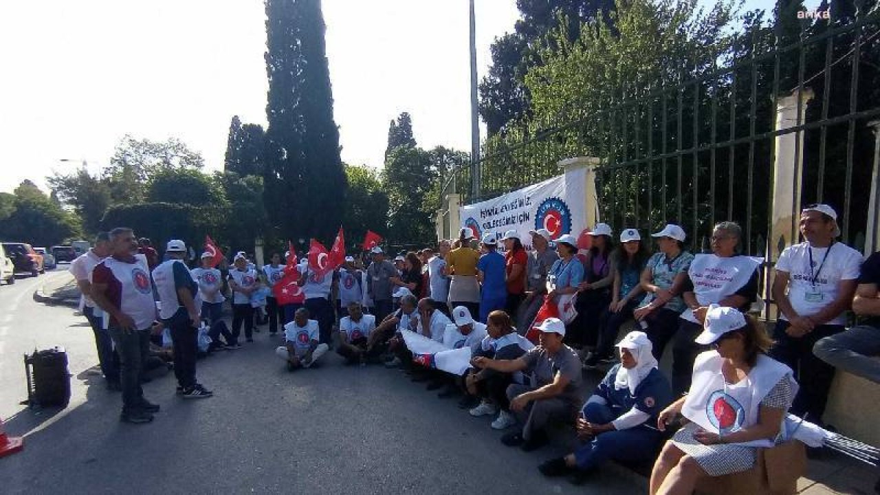 Sözü verilen ödemeler yapılmadı: Ege Üniversitesi işçileri yeniden eylem başlattı