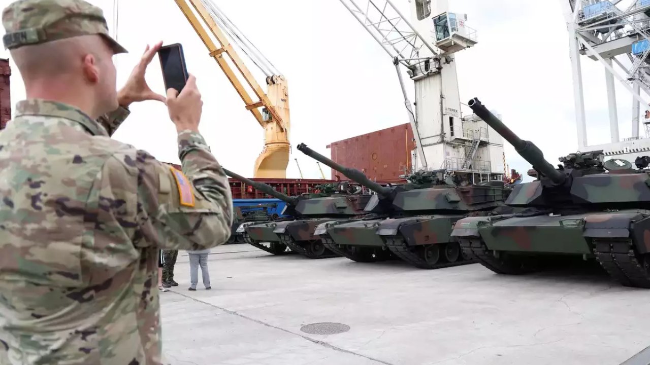 ABD yapımı Abrams tankları Ukrayna'da