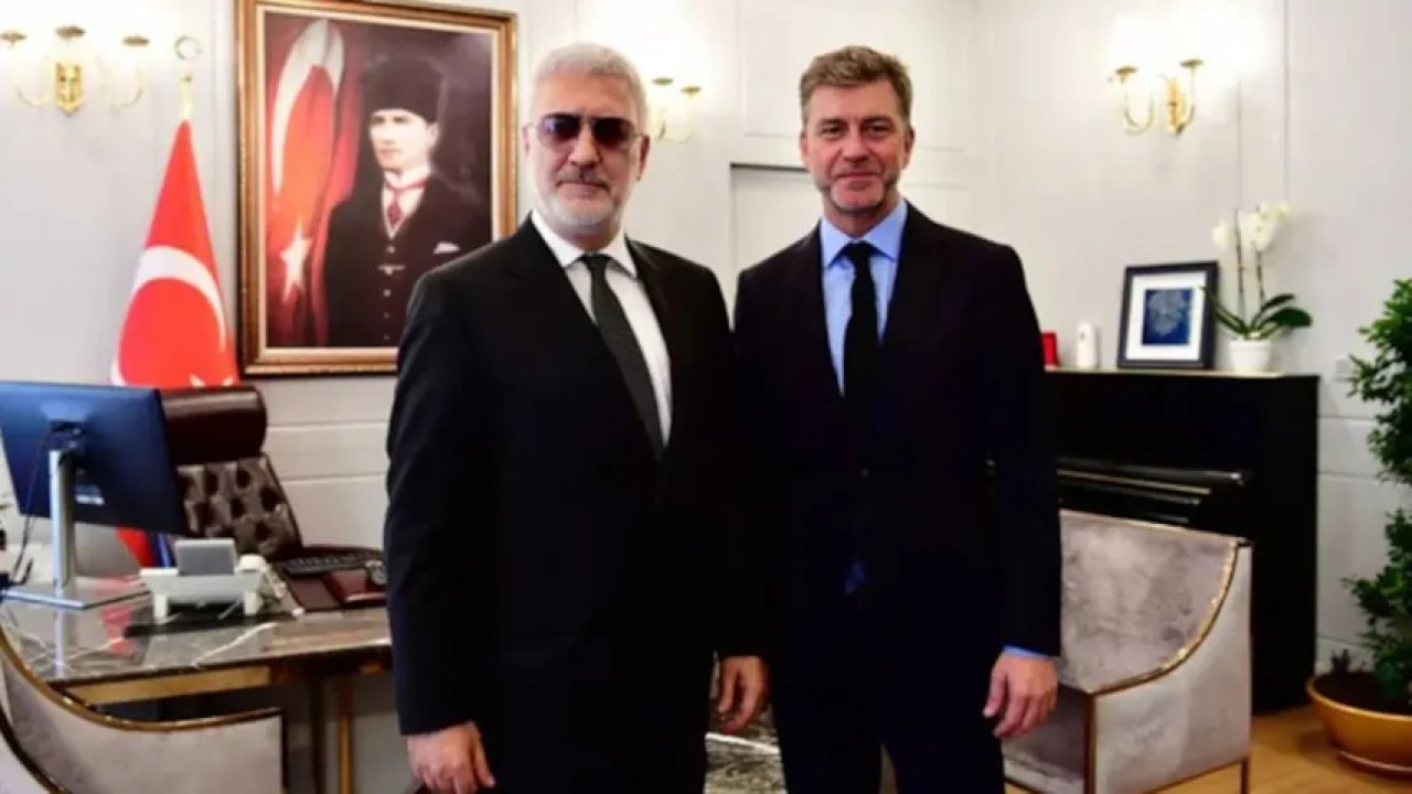 Karadağlı'dan, Devlet Opera ve Balesi yönetimine atanan Tan Sağtürk'e tebrik ziyareti