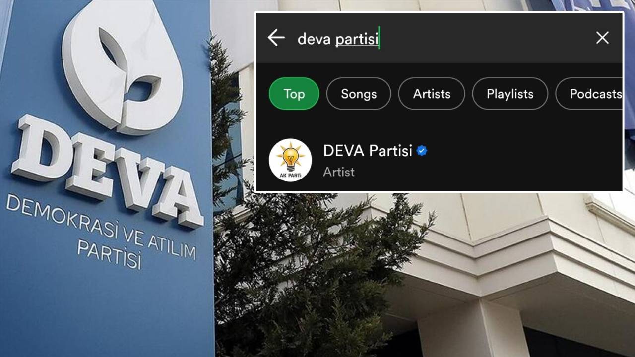 DEVA Partisi'nin Spotify hesabı çalındı: Profil fotoğrafına AKP logosu koyuldu