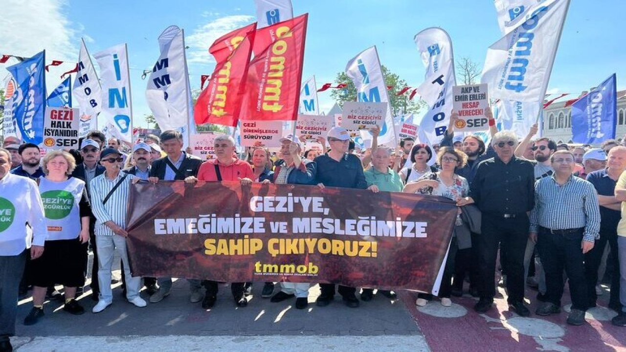TMMOB, Gezi Davası kararları hakkında üç ilde açıklama yapacak