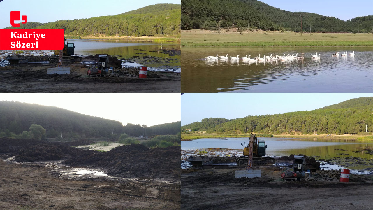 1. Derece sit alanı olan Süleymanlı Gölü risk altında: Bunun adı temizlik değil, talan