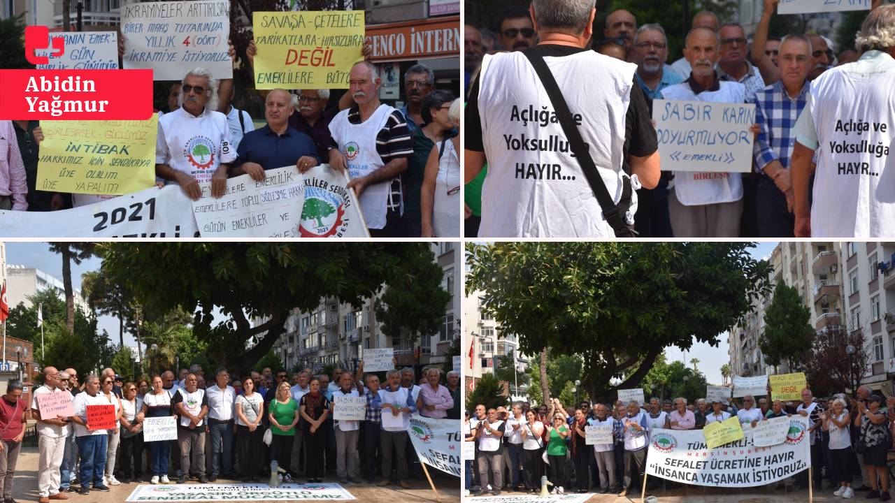 Emeklilerden maaş zammı protestosu: 'İktidar sahte umut pompalıyor'