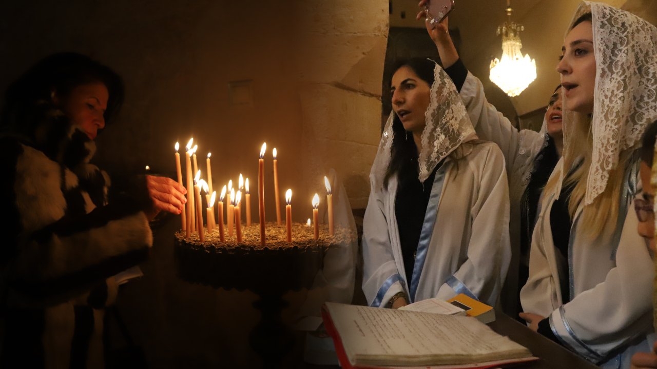 Süryaniler Mardin'de Doğuş Bayramı’nı kutladı