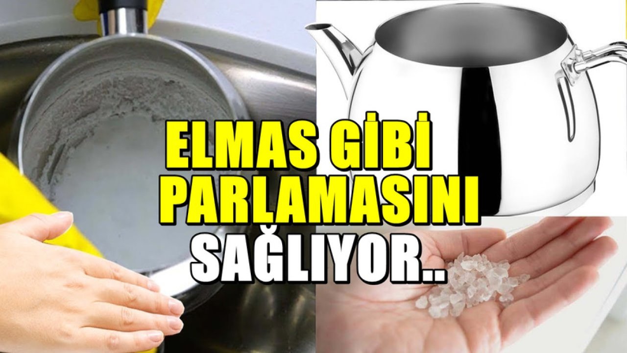 Demliğin elmas gibi parlamasını sağlayan tüyo! Karardığında ve kireçlendiğinde uygulayın