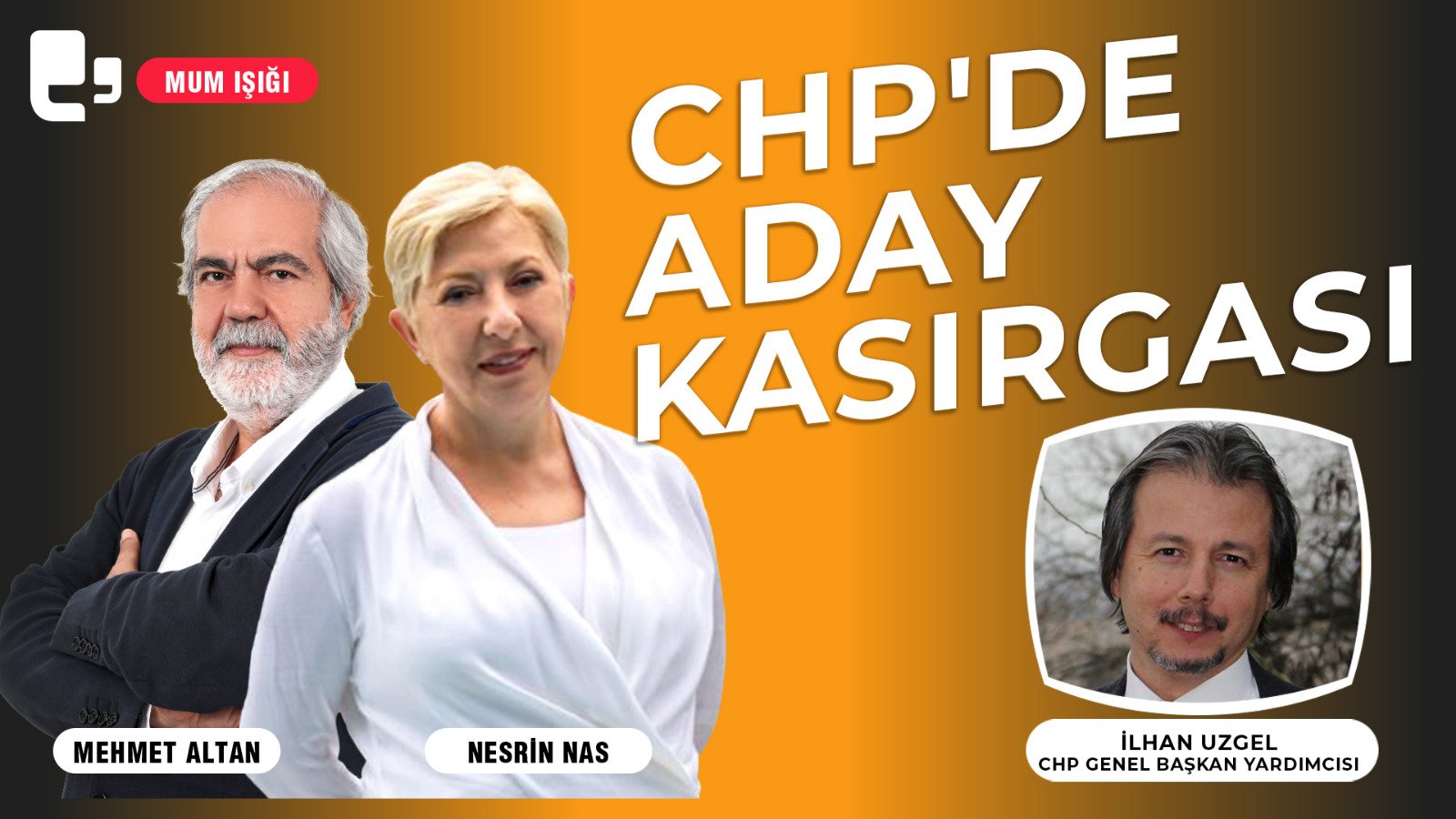 CANLI YAYIN… CHP'de aday kasırgası /CHP Genel Başkan Yardımcısı İlhan Uzgel değerlendiriyor | Mum Işığı