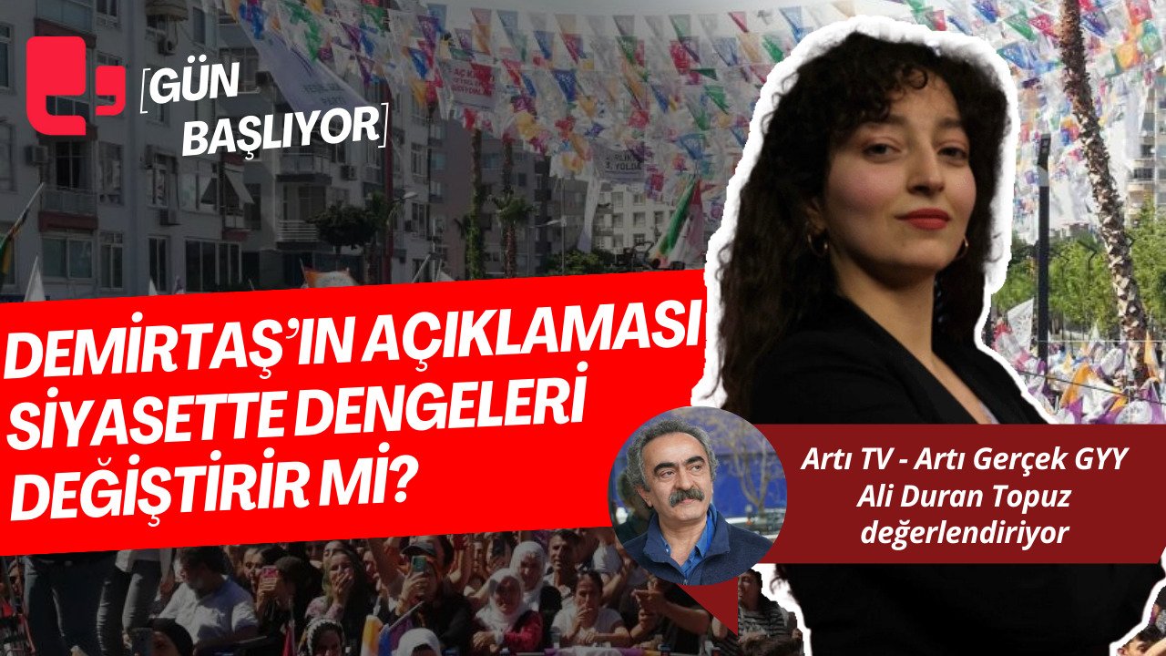 CANLI YAYIN... Artı TV-Artı Gerçek Genel Yayın Yönetmeni Ali Duran Topuz  gündemi değerlendiriyor