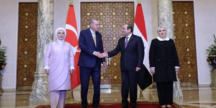 Erdoğan ve Sisi'den ortak açıklama: Görüşmeye Gazze damga vurdu, Sisi nisanda Türkiye'ye geliyor