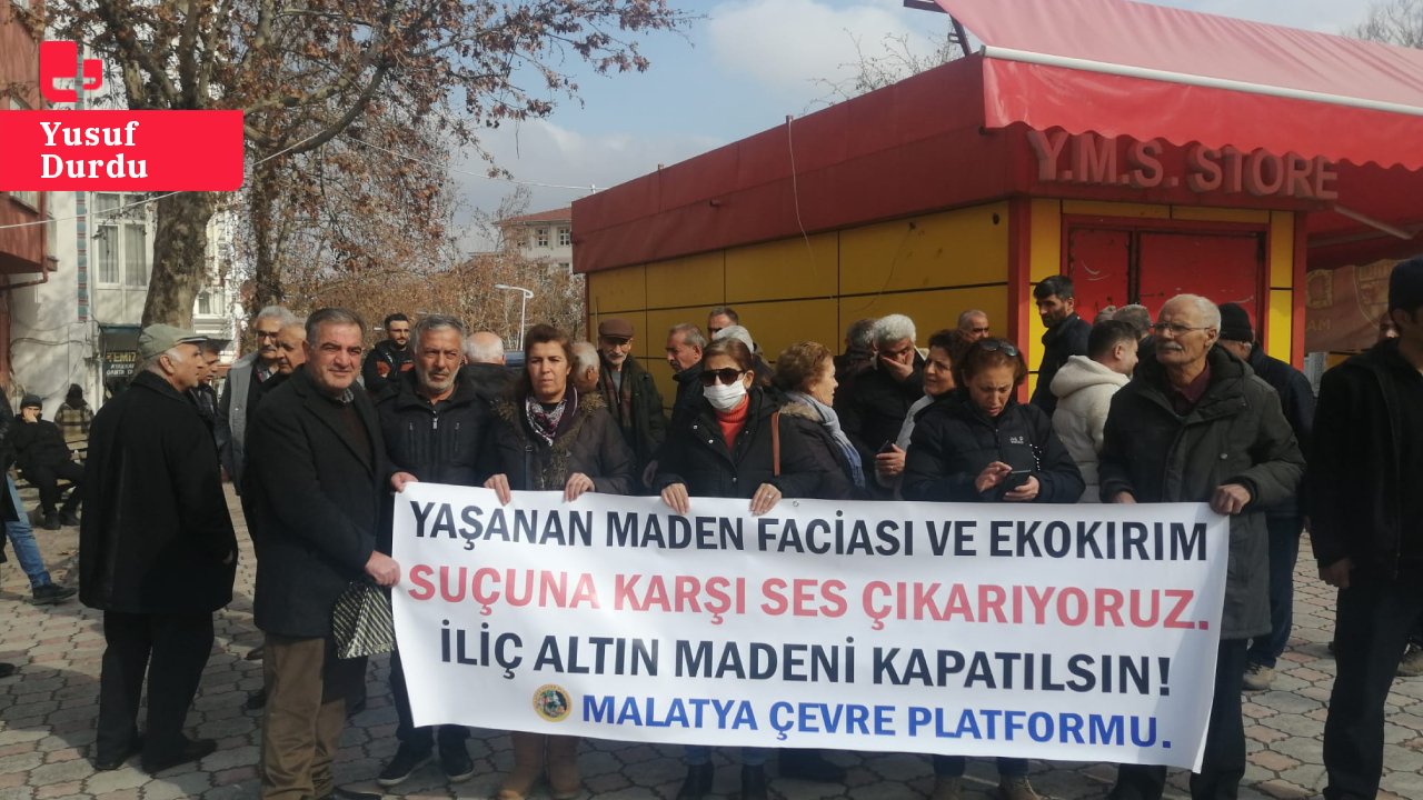 Malatya Çevre Platformu İliç'teki maden faciasına tepki gösterdi: 'Siyanür liçli madencilik yasaklansın