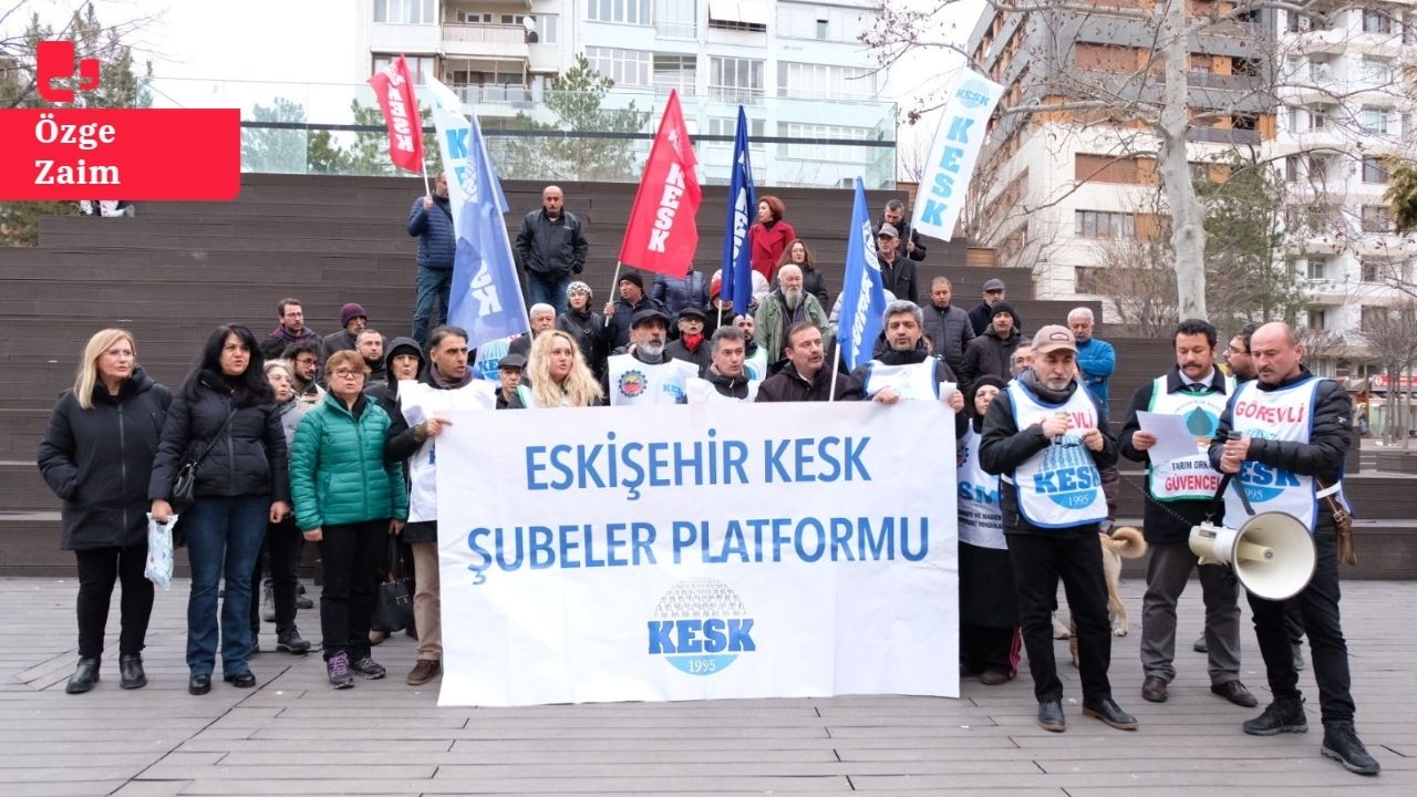 Eskişehir'de KESK'ten İliç protestosu: 'Ettiğiniz kâr kaybettiğimiz canlara değdi mi?'