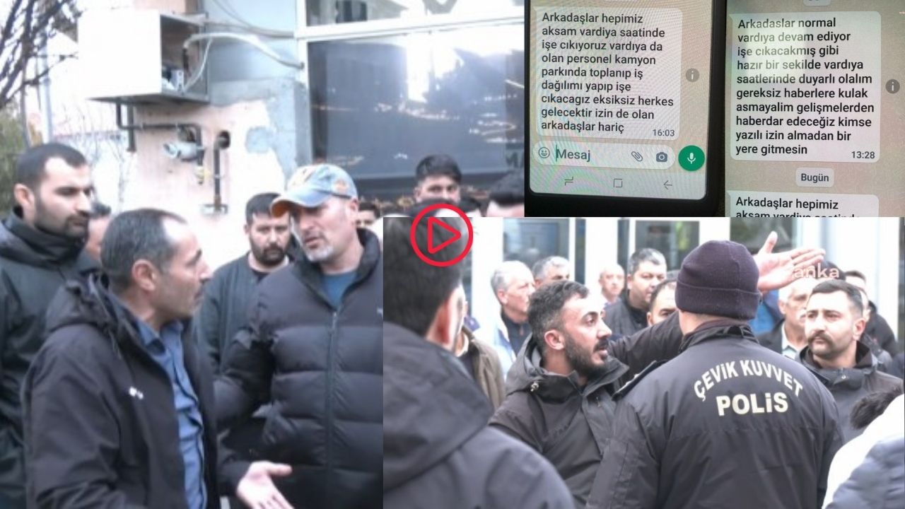 İliç'te isyan büyüyor: Protesto edilen sendika başkanı işçiye 'şov yapma dedi, taşeron firma işe çağırdı