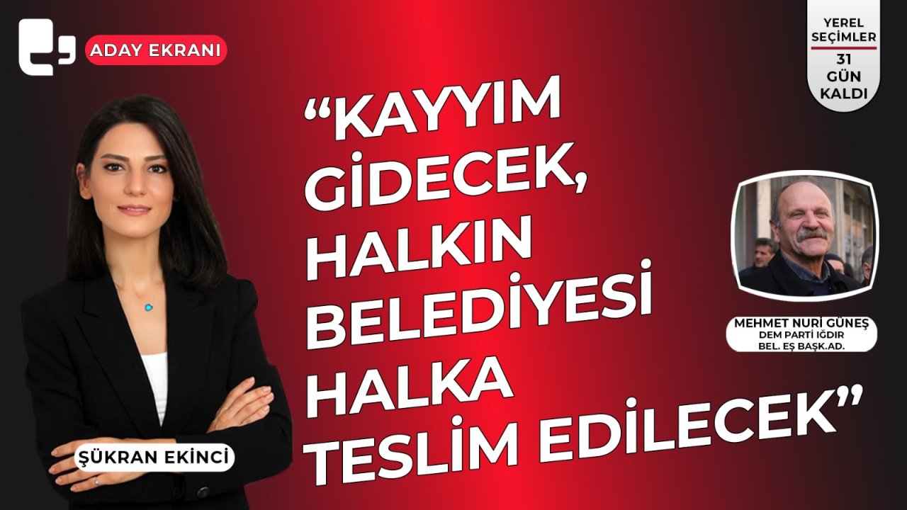 CANLI YAYIN... "Kayyım gidecek, halkın belediyesi halka teslim edilecek" I Konuk: Mehmet Nuri Güneş I Aday Ekranı